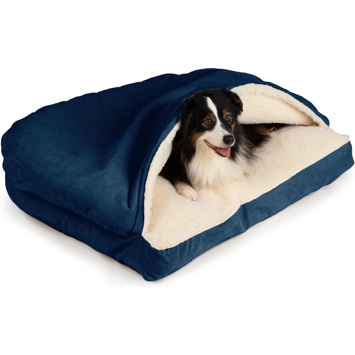 Snoozer Pet Products Luxury Microsuede Cozy Cave Rectangle Dog & Cat Bed 3 Snoozer Pet Products Luxury Microsuede Cozy Cave Rectangle Dog & Cat Bed