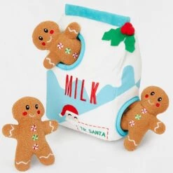 Frisco Holiday Hot Cocoa Hide & Seek Puzzle Plush Squeaky Dog Toy & Frisco Holiday Milk & Gingerbread Cookies Hide & Seek Puzzle Plush Squeaky Dog Toy -Dog Supplies 986142 PT5. AC SS1800 V1698258115