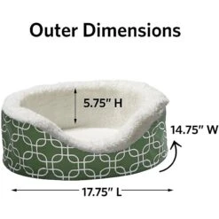 MidWest QuietTime Defender Orthopedic Bolster Cat & Dog Bed With Removable Cover -Dog Supplies 99103 PT4. AC SS1800 V1566323172
